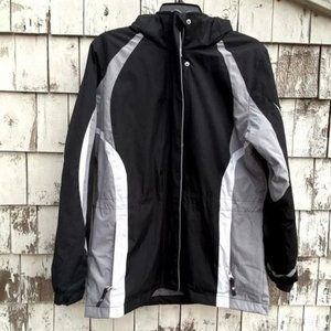 🇺🇦 Hooded Ski Jacket Small Snow Winter Cold Weather Coat Outdoor